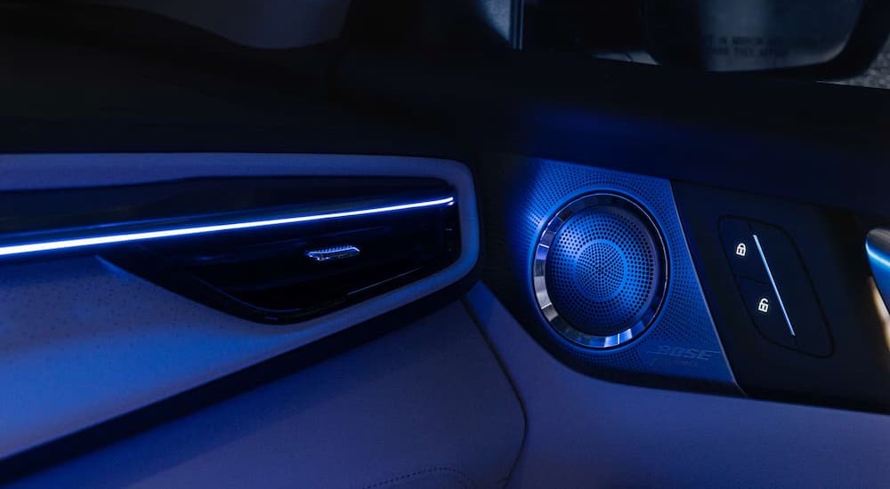 Interior details in a 2026 Buick Enclave for sale.