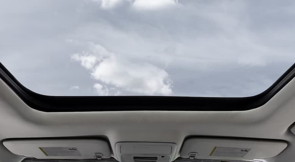 Sunroof in a 2026 GMC Terrain.