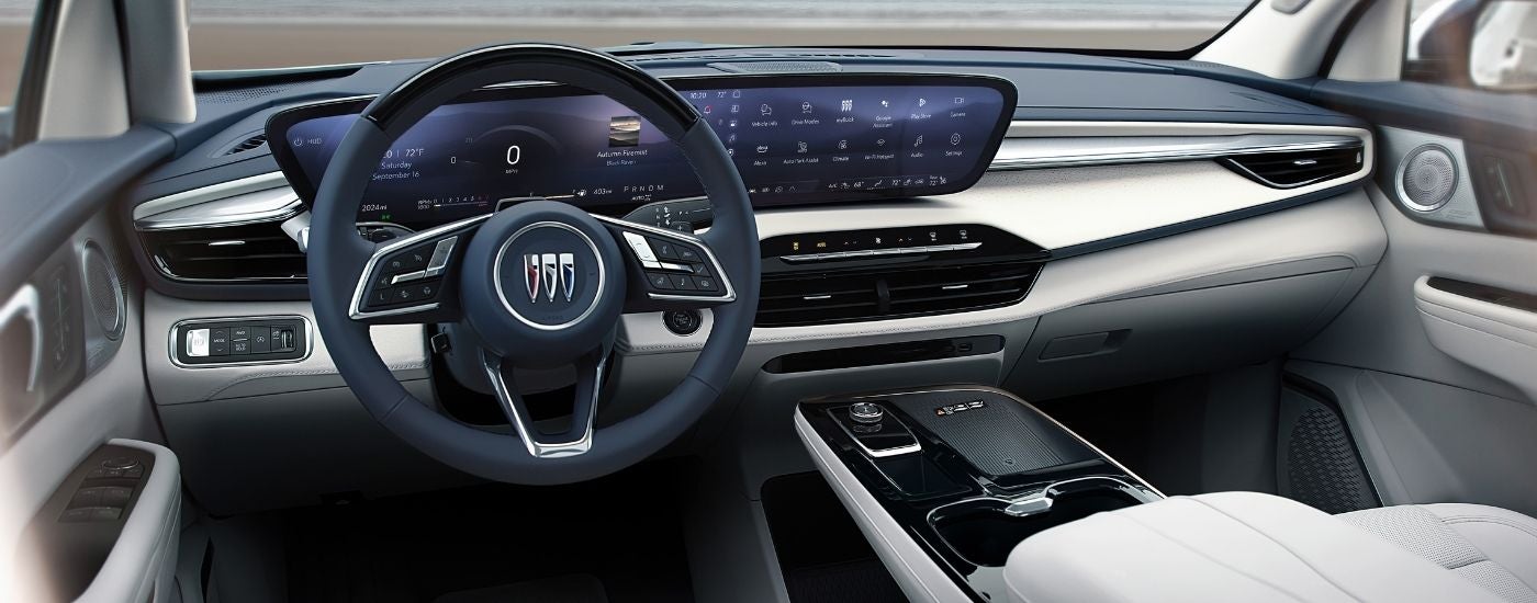 The interior of a 2025 Buick Enclave.